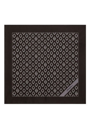 Dolce & Gabbana geometric-pattern scarf - Black