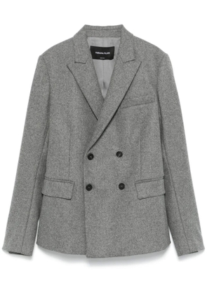 Fabiana Filippi double-breasted flannel blazer - Grey