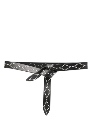 ISABEL MARANT Lecce leather belt - Black