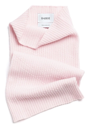 Barrie ribbed-knit cashmere snood - Pink