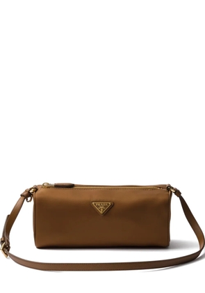 Prada Re-Nylon top-zip shoulder bag - Brown