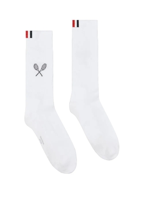 Thom Browne Tennis Racquet socks - White