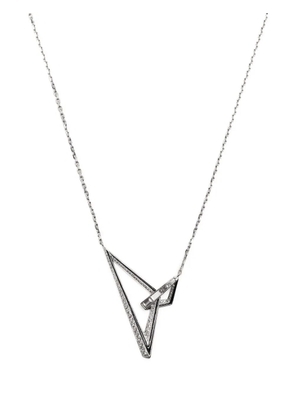 Stephen Webster 18kt white gold Vertigo Obtuse diamond pendant necklace - Silver