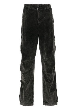 Dolce & Gabbana logo-patch cargo pants - Grey