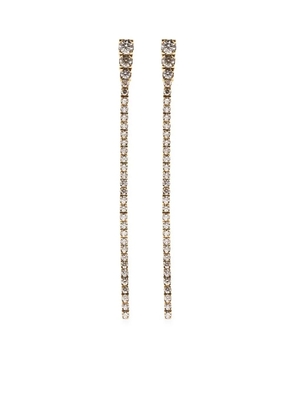 Sophie Bille Brahe 18kt yellow gold Rozona diamond drop earrings