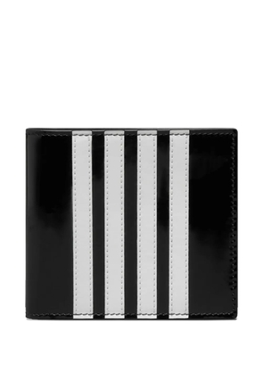 Thom Browne leather 4-bar strip-detail wallets - Black