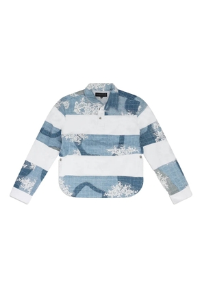 Who Decides War checked polo shirt - White