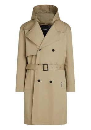 Karl Lagerfeld cotton trench coat - Neutrals
