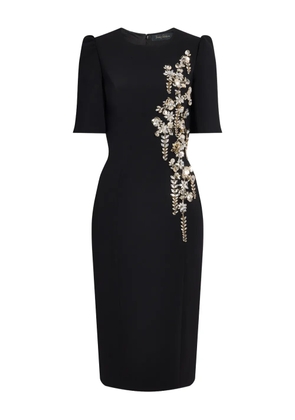 Jenny Packham Roma embellished midi dress - Black