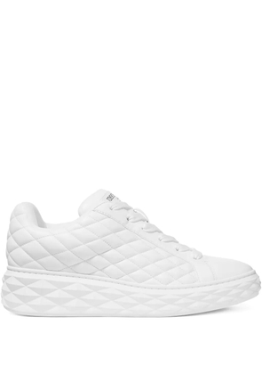 Jimmy Choo quilted lace-up sneakers - White