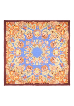 ETRO printed shawl - Blue