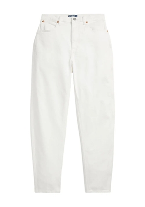 Polo Ralph Lauren high-rise tapered jeans - White