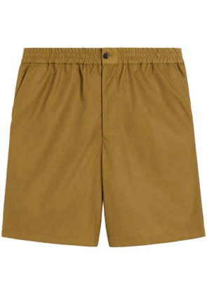 AMI Paris logo-plaque shorts - Neutrals