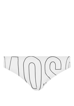 Moschino logo-print swim briefs - White