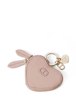 TWINSET logo-plaque wallet - Pink