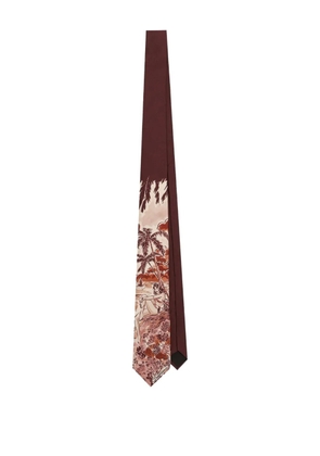 Dolce & Gabbana graphic-print tie - Red