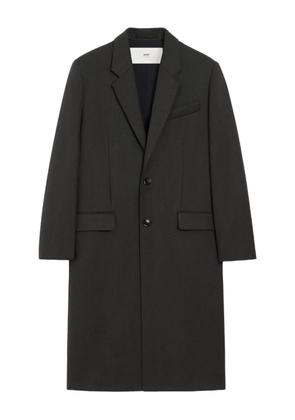 AMI Paris single-breasted wool coat - Black
