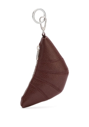 LEMAIRE mini Croissant keyring - Brown