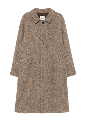SANDRO wool coat - Brown