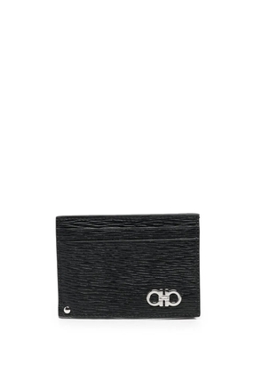 Ferragamo Gancini-embellished cardholder - Black