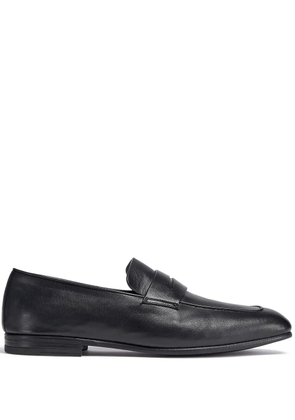 Zegna L'Asola leather loafers - Black
