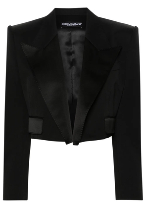 Dolce & Gabbana tailored cropped blazer - Black