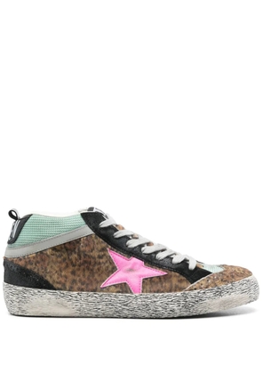 Golden Goose Mid Star double-quarter sneakers - Brown