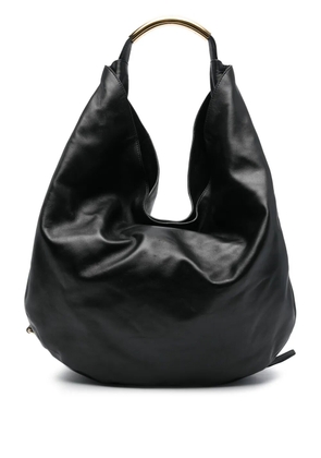 Moschino Handle Me logo-lettering tote bag - Black