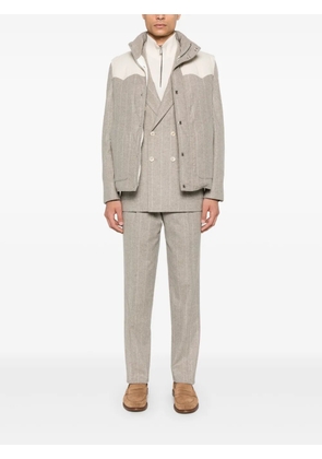 Brunello Cucinelli pinstriped gilet - Neutrals