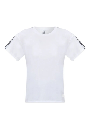 Moschino band-detail T-shirt - White