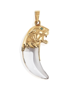 RENATO CIPULLO 18kt yellow gold Giaguaro diamond pendant