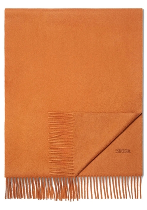 Zegna Oasi cashmere scarf - Orange