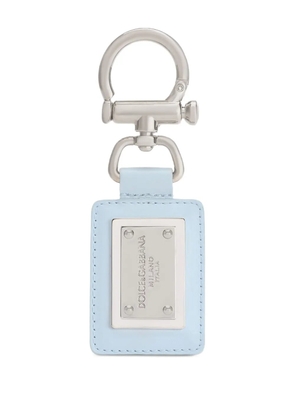 Dolce & Gabbana leather keyring - Blue