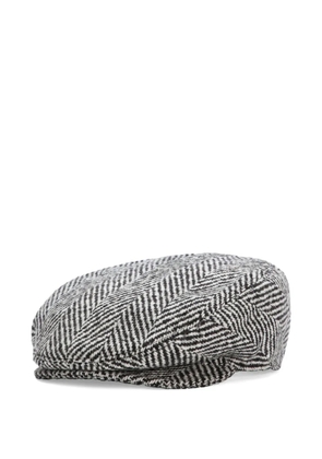 Dolce & Gabbana herringbone hap - Black