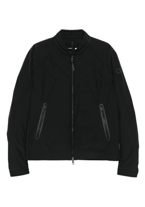 Moncler quilted diamond-pattern jacket - Black