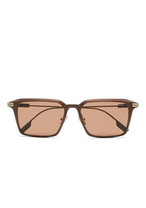 Zegna square-frame sunglasses - Brown