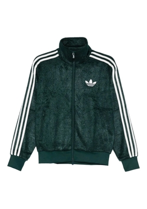 adidas stripe zip sweatshirt - Green