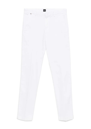 BOSS straight-leg trousers - White