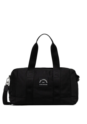 Karl Lagerfeld logo-patch tote bag - Black