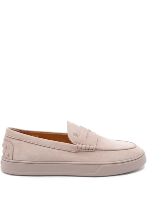 Tod's penny suede loafers - Neutrals