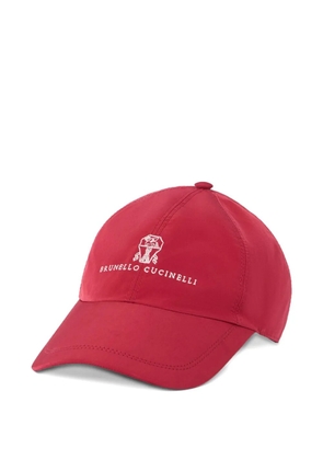 Brunello Cucinelli water-resistant baseball cap - Red