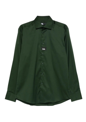 Karl Lagerfeld logo-print shirt - Green