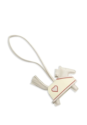 Hermès Pre-Owned PM Rodeo heart horse bag charm - Neutrals