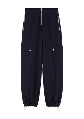 Jil Sander felted trousers - Blue
