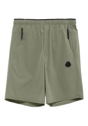 Moncler elasticated-waistband shorts - Green