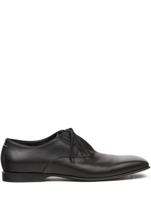 Maison Margiela leather lace-up shoes - Black