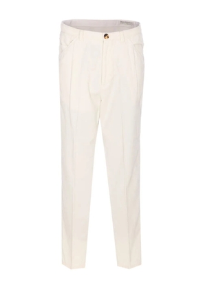 Brunello Cucinelli zip-fly button trousers - Neutrals