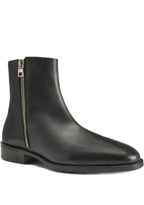 Giuseppe Zanotti zip-detail leather boots - Black