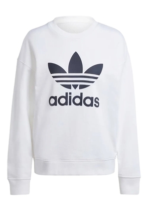 adidas crew-neck sweatshirt - White