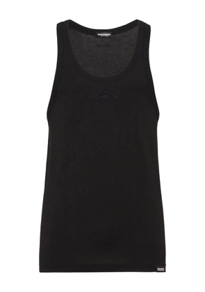 DSQUARED2 logo-print sleeveless top - Black